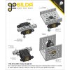 מחזיק מנוע DC מיקרו לרכיבי goBILDA