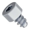 בורג אלן לפלסטיק M4x6mm - חבילה של 25