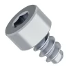 בורג אלן לפלסטיק M4x6mm - חבילה של 25