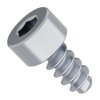 בורג אלן לפלסטיק M4x8mm - חבילה של 25
