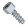 בורג אלן לפלסטיק M4x12mm - חבילה של 25