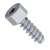 בורג אלן לפלסטיק M4x12mm - חבילה של 25