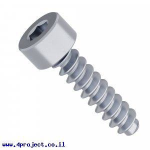 בורג אלן לפלסטיק M4x16mm - חבילה של 25