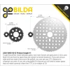 גלגל שיניים MOD0.8 לציר 5 מ"מ עגול, פלדה - 15 שיניים