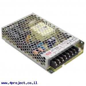 ספק כח ממותג 12V/12.5A - MEANWELL