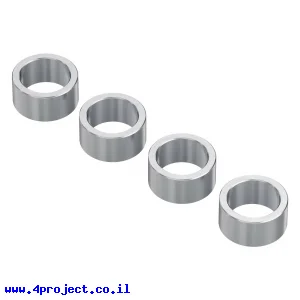 ספייסר פלדה 6.0/8.0 מ"מ - אורך 4 מ"מ - חבילה של 4