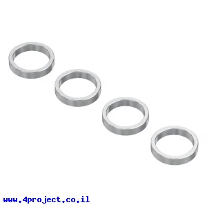ספייסר פלדה 8.0/10.0 מ"מ - אורך 2 מ"מ - חבילה של 4