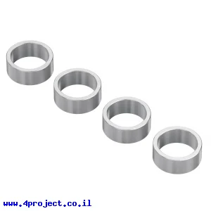 ספייסר פלדה 8.0/10.0 מ"מ - אורך 4 מ"מ - חבילה של 4
