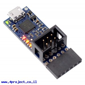 צורב AVR/Microchip של Pololu - גרסה v2.1