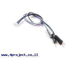 תמונה של מוצר מחבר JST-ZHR 4-pin לזכר Dupont