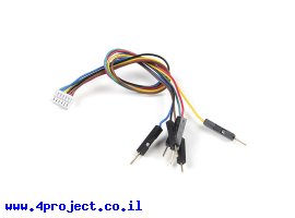 תמונה של מוצר מחבר JST-GH 6-pin לזכר Dupont