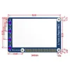 מסך E-Ink ל-2 צבעים, גודל 2.7", רזולוציה 264x176, ממשק RPi