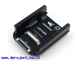תמונה של מוצר תוסף ל-BeagleBone - מתאם למסך LCD 4.3"