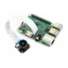 מצלמה לכרטיס Raspberry PI, פוקוס מתכוונן, זווית ראיה 222 מעלות - 5MP