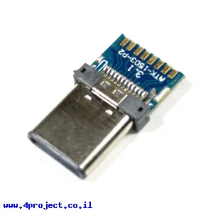 מחבר USB-C זכר למצב 3.1
