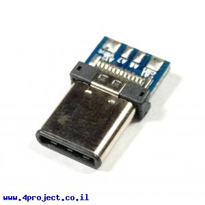 מחבר USB-C זכר למצב 2.0
