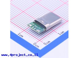 תמונה של מוצר מחבר USB-C זכר למצב 2.0