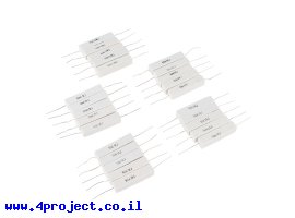 תמונה של מוצר ערכה של 25 נגדים להספק של 10W