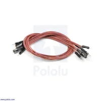 חוט גישור איכותי - זכר/זכר 30 ס"מ - חבילה של 10 חומים