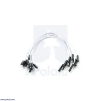 חוט גישור איכותי - זכר/זכר 15 ס"מ - חבילה של 10 לבנים