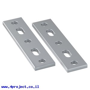 חיבור ל-X-Rail - ישר, חבילה של 2