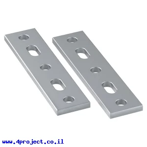 חיבור ל-X-Rail - ישר, חבילה של 2