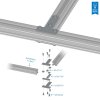 חיבור ל-X-Rail - צורת T, חבילה של 2