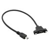 כבל USB להתקנה על פנל - miniB נקבה ל-miniB זכר - 30 ס"מ
