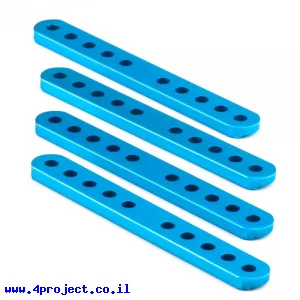 פרופיל אלומיניום 4x12 מ"מ - אורך 92 מ"מ