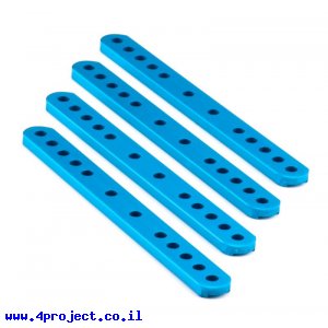 פרופיל אלומיניום 4x12 מ"מ - אורך 124 מ"מ