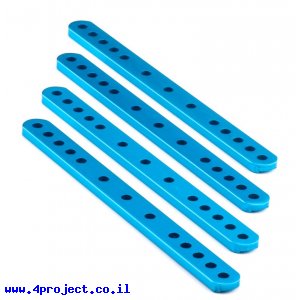 פרופיל אלומיניום 4x12 מ"מ - אורך 140 מ"מ