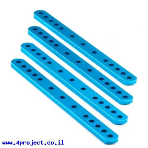 פרופיל אלומיניום 4x12 מ"מ - אורך 140 מ"מ