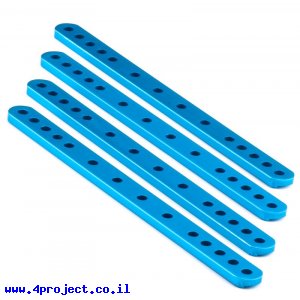 פרופיל אלומיניום 4x12 מ"מ - אורך 156 מ"מ