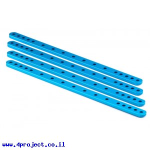 פרופיל אלומיניום 4x12 מ"מ - אורך 204 מ"מ