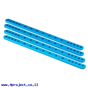 פרופיל אלומיניום 4x12 מ"מ - אורך 204 מ"מ