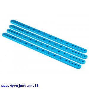 פרופיל אלומיניום 4x12 מ"מ - אורך 220 מ"מ