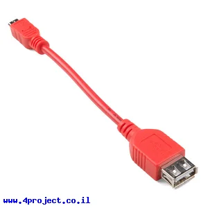כבל USB MicroB to FemaleA