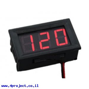 מד זרם 0-10A - תצוגה אדומה