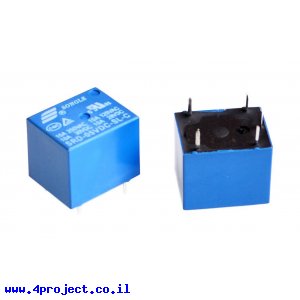 ממסר SPDT אטום, 10A@250VAC/30VDC - סליל 5V