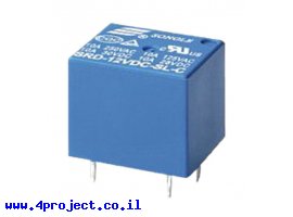 תמונה של מוצר ממסר SPDT אטום, 10A@250VAC/30VDC - סליל 12V