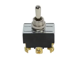 תמונה של מוצר מפסק מיתוג DPDT קפיצי - 250V/10A - ON/OFF/ON