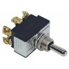 מפסק מיתוג DPDT קפיצי - 250V/10A - ON/OFF/ON