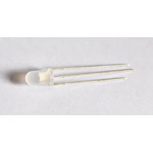 לד 5 מ"מ דו-צבעי מט - אדום/לבן