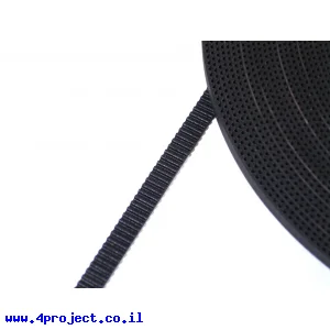 רצועת תזמון GT2 6mm מחוזקת בסיבי פלדה