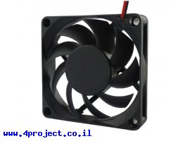 תמונה של מוצר מאוורר 70x70x15 מ"מ - 12V