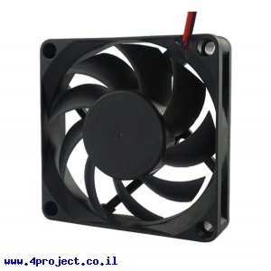מאוורר 70x70x15 מ"מ - 12V