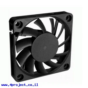 מאוורר 60x60x10 מ"מ - 12V