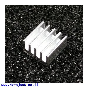 גוף קירור 9x9x5 מ"מ עם מדבקה