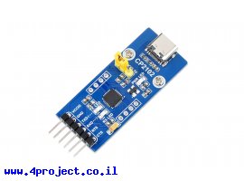 תמונה של מוצר מתאם USB ל-Serial בעזרת רכיב CP2102