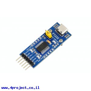 מתאם USB ל-Serial בעזרת רכיב FT232